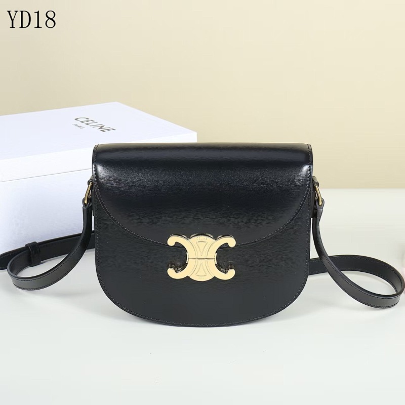 C3linee YD18 Teen Besace Triomphe Smooth Calfskin Crossbody Bag