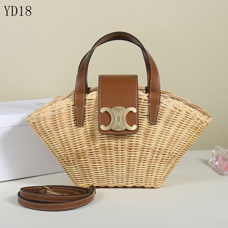 C3linee 116572 Teen Coffin Woven Basket Bag