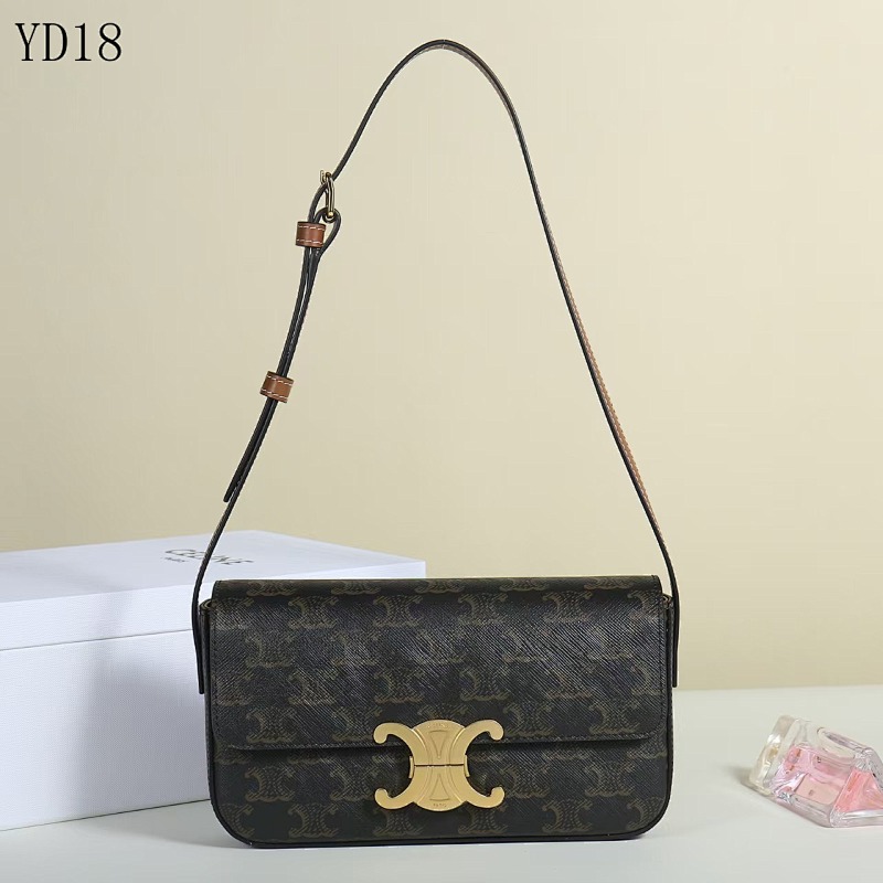 cover-220365457 C3linee YD18054 Clutch Bag in Tan Leather with Gold Hardware