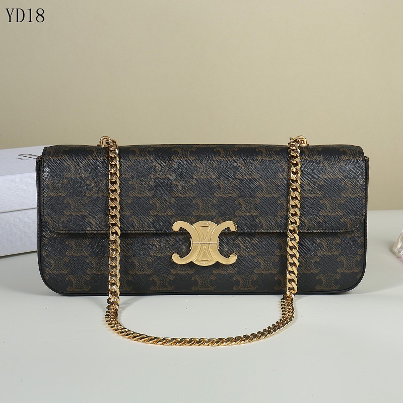 C3linee YD18 TRIOMPHE Canvas Chain Bag