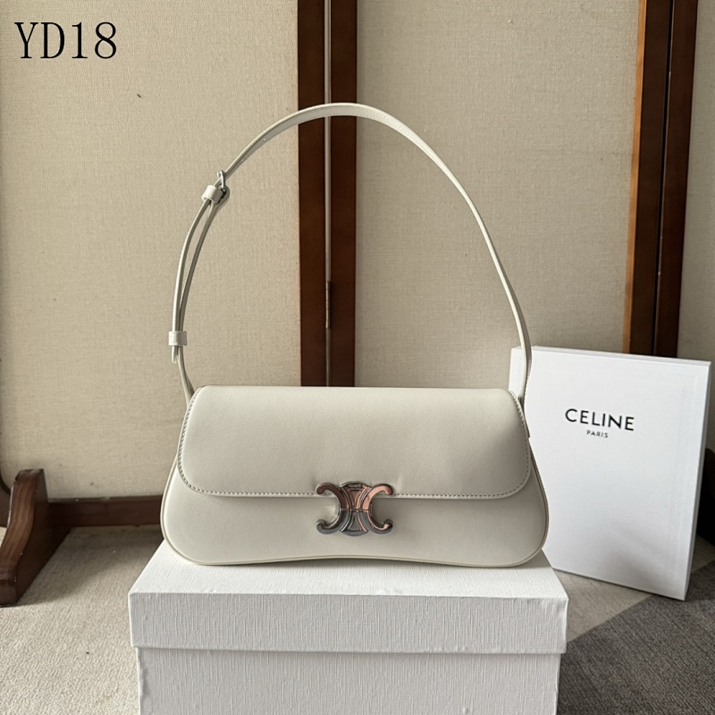 C3linee YD18072 LOLA Bag White Saffiano Leather