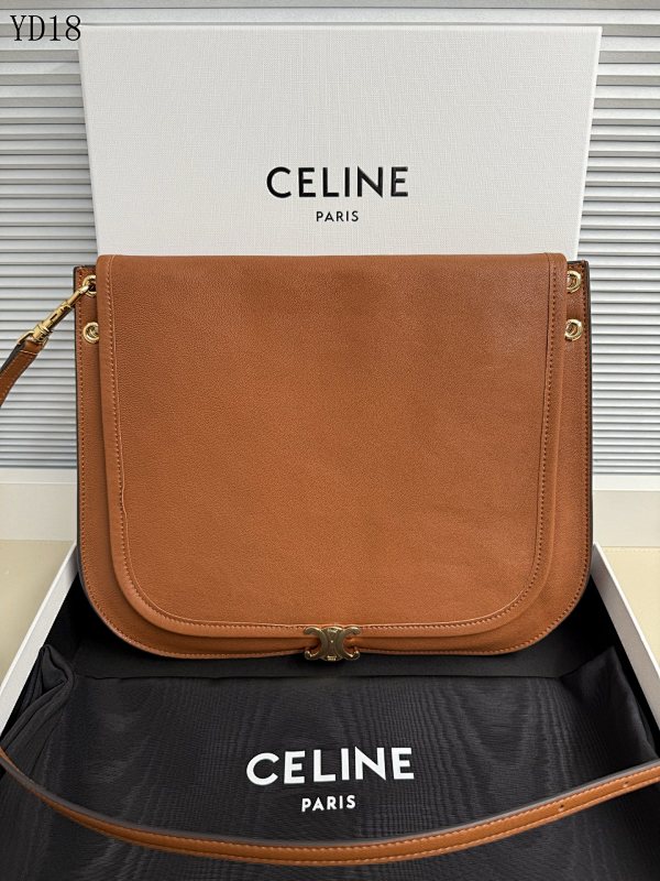 C3linee YD18096 Classic Calfskin Shoulder Bag