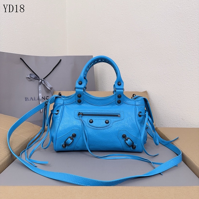 Balensiaga City Classic Bowling Bag #YD18