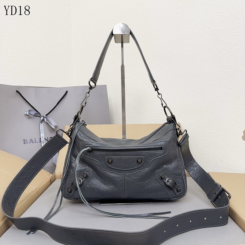 Balensiaga YD18 City Moto Crossbody Bag
