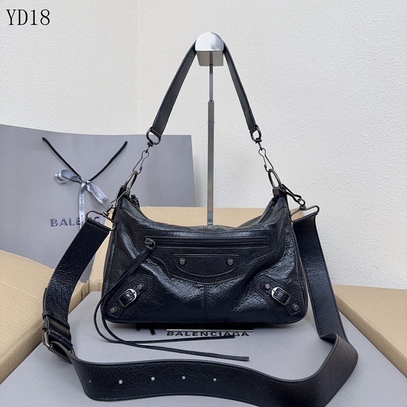 Balensiaga YD18 Leather Shoulder Bag