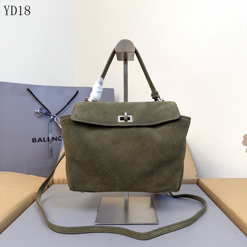 Balensiaga Rodeo YD18072 Suede Tote Bag