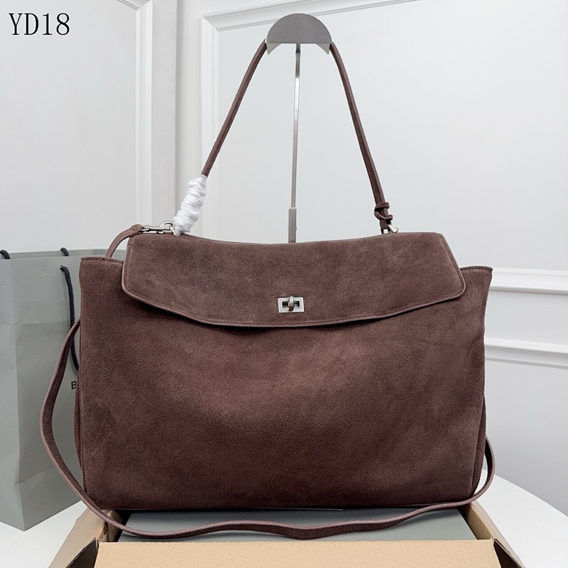 Balensiaga Rodeo Bag YD180104 – Large Suede Tote