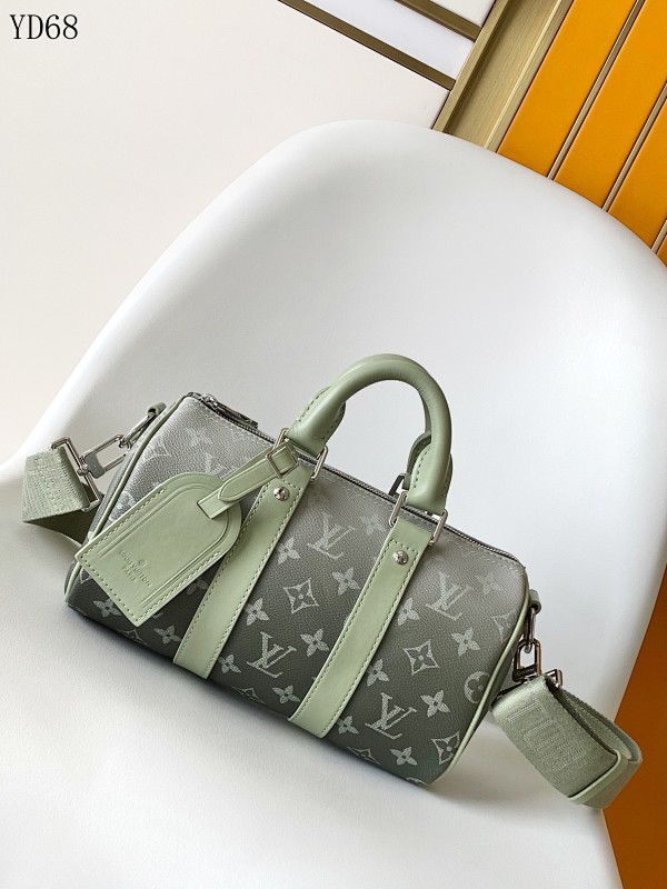 LVutton M11591 Monogram Eclipse Reverse Keepall 25 Pillow Bag