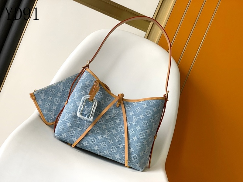 LVutton M11462 Denim CarryAll Small Bag