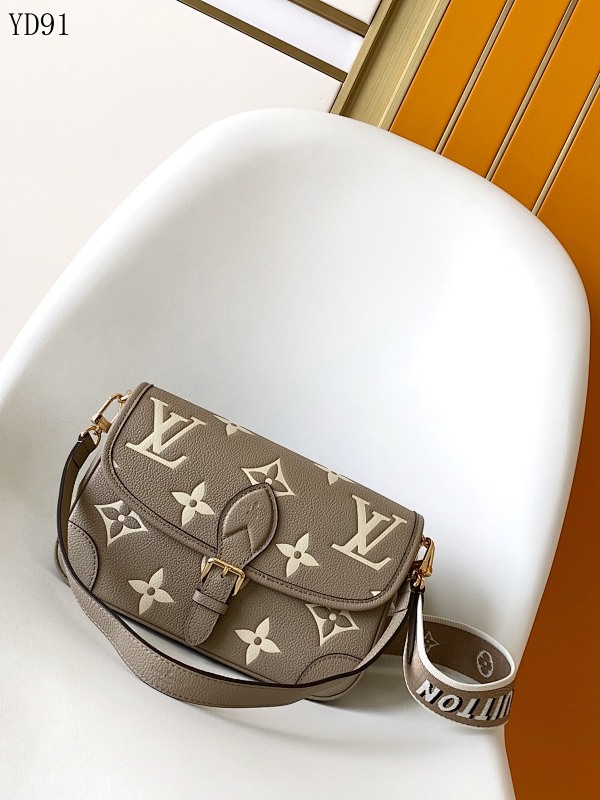 LVutton M11817 Diane Monogram Empreinte Shoulder Bag