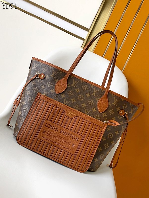 LVutton YD91 Neverfull Bandoulière Inside Out Tote Bag