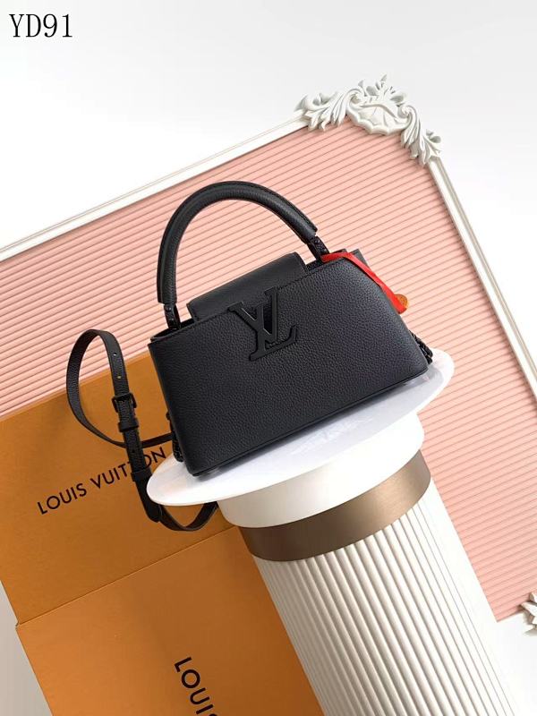 LVutton M23955 Capucines BB Mini Black Handbag