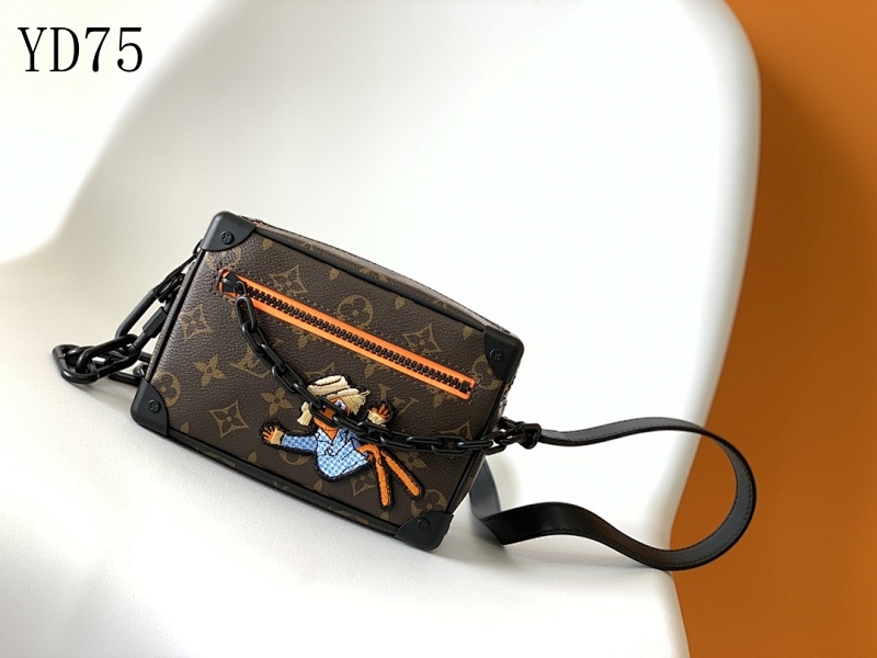 cover-221237274 LVutton YD75 Monogram Canvas Crossbody Bag with Embroidered Character
