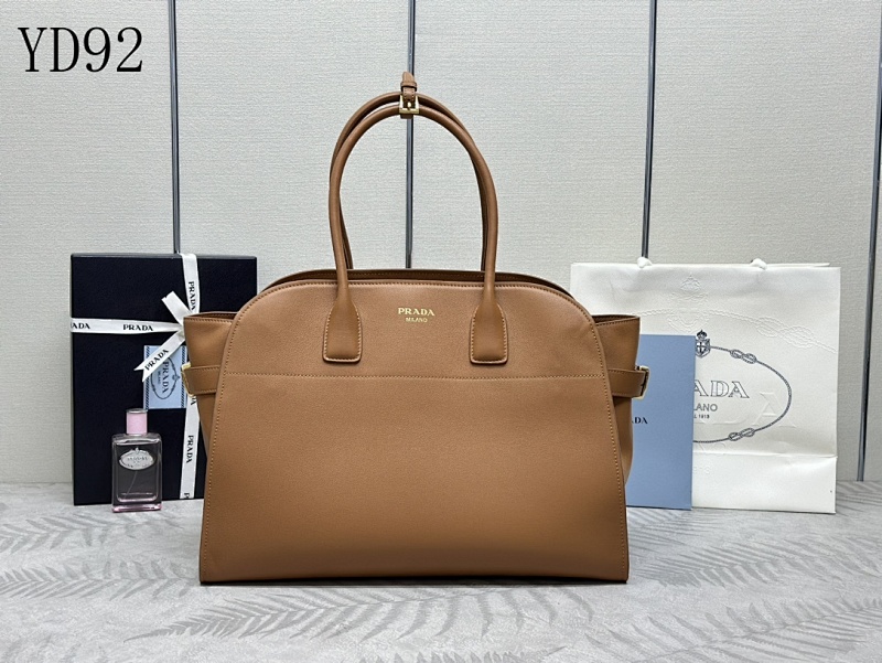 Pr4da YD92095 1BG508 Calfskin Tote Bag