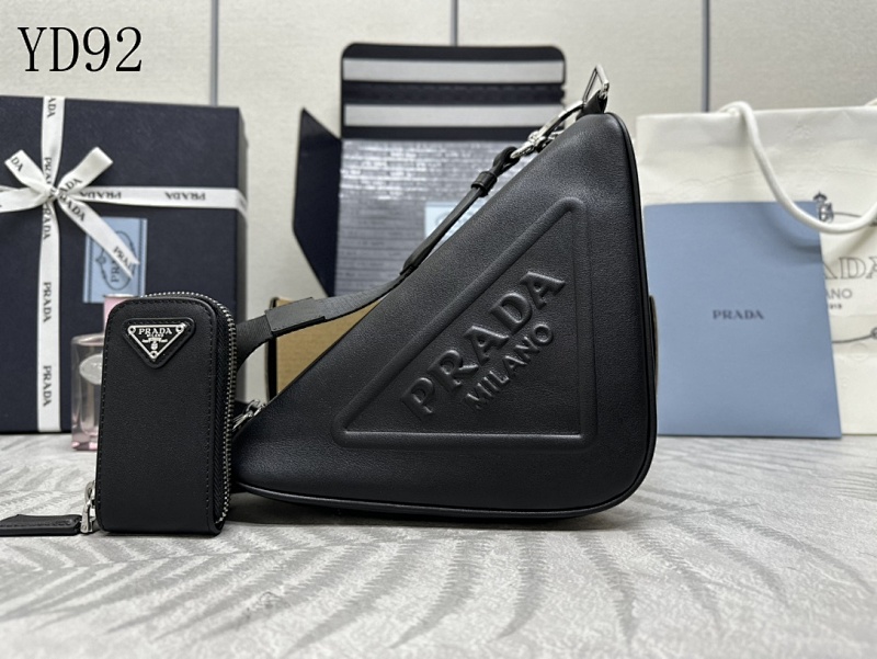 Pr4da YD92 Triangular Crossbody Bag