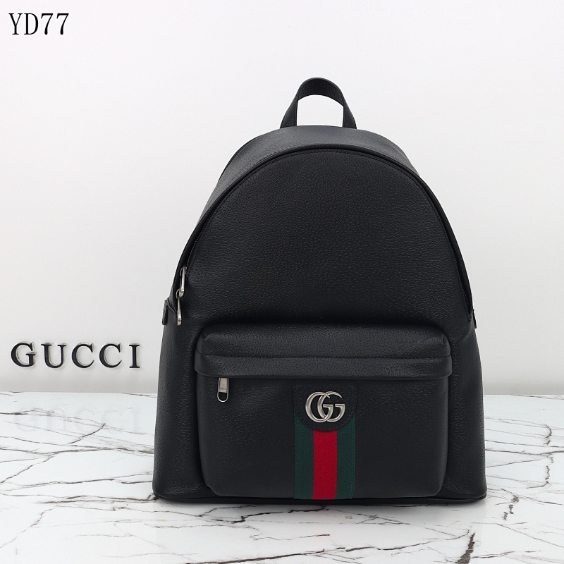 cover-221322968 Gucc1 YD77 Black Leather Backpack