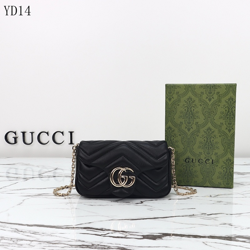 Gucc1 YD14 Marmont Mini Shoulder Bag