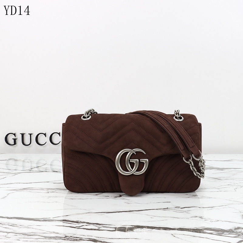 cover-221332115 Gucc1 YD14066 Marmont Quilted Suede Shoulder Bag
