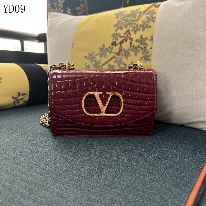 Valentiino YD09074 Mini Crocodile-Embossed Clutch