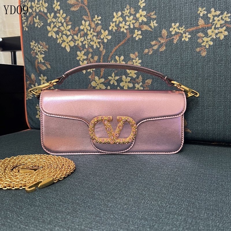 Valentiino YD09075 Rockstud Spike Clutch Bag