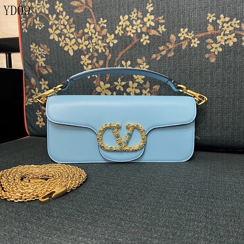 Valentiino YD09075 VLogo Crystal Clutch Bag
