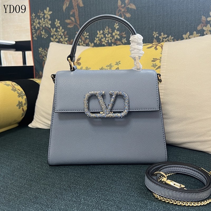 cover-221415715 Valentiino YD09 VLogo Crystal Embellished Top Handle Bag
