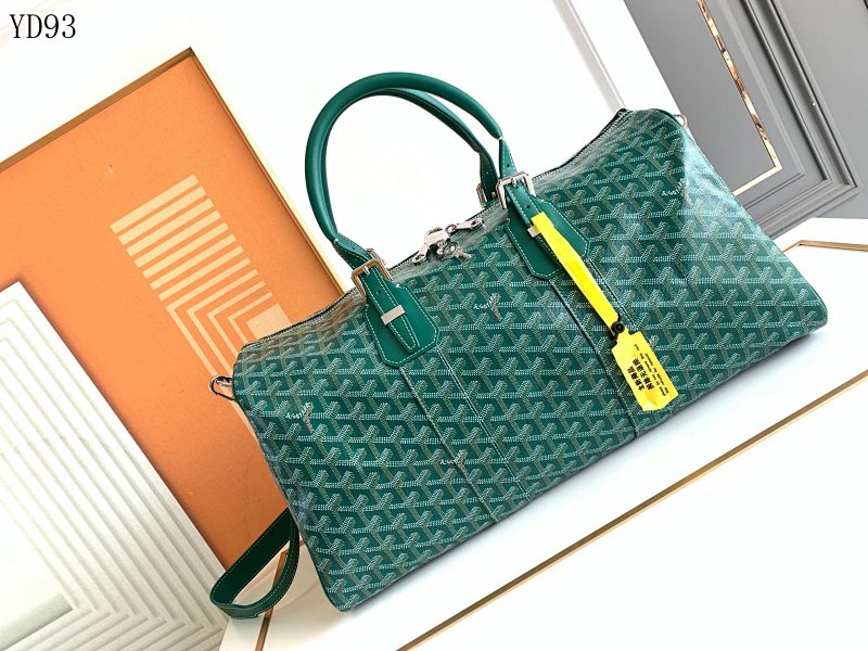 Goyarrd YD93 Green Monogram Canvas Shoulder Bag