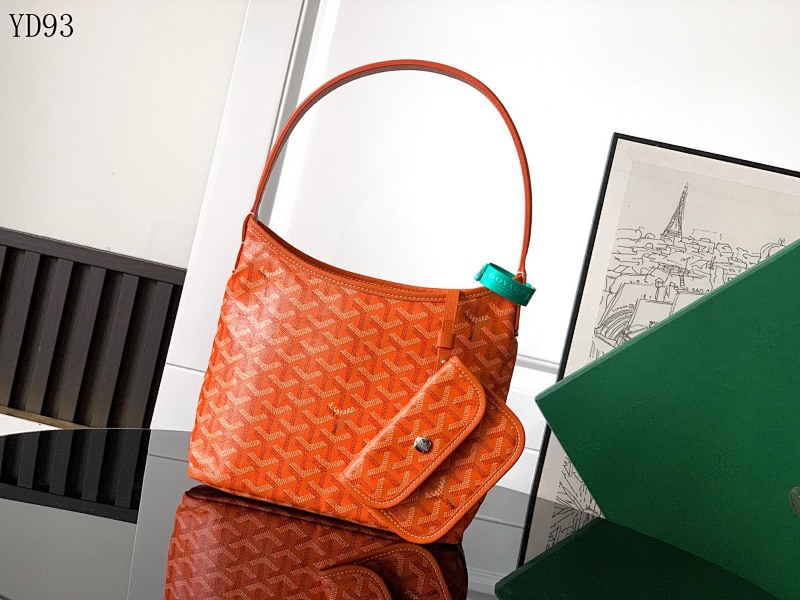 Goyarrd YD93 Orange Monogram Shoulder Bag