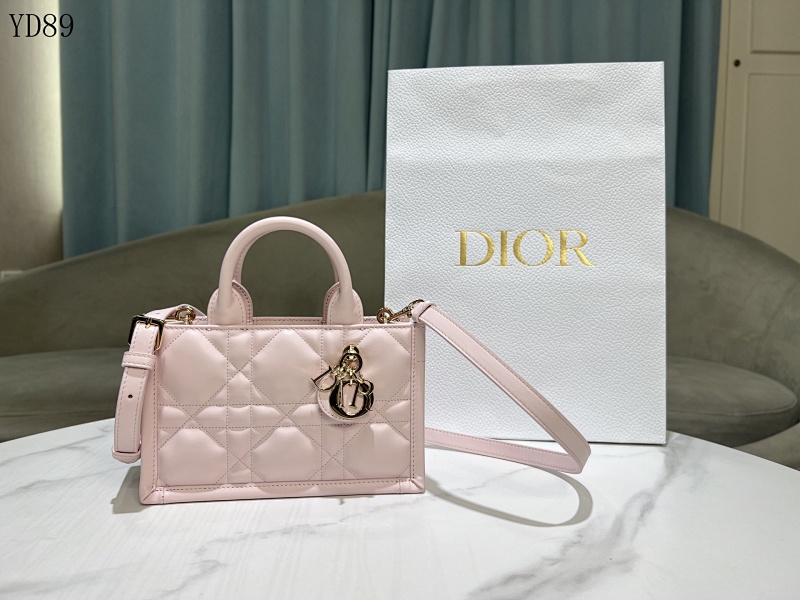 Diiior YD89058 Mini Lady Diiior Quilted Leather Handbag
