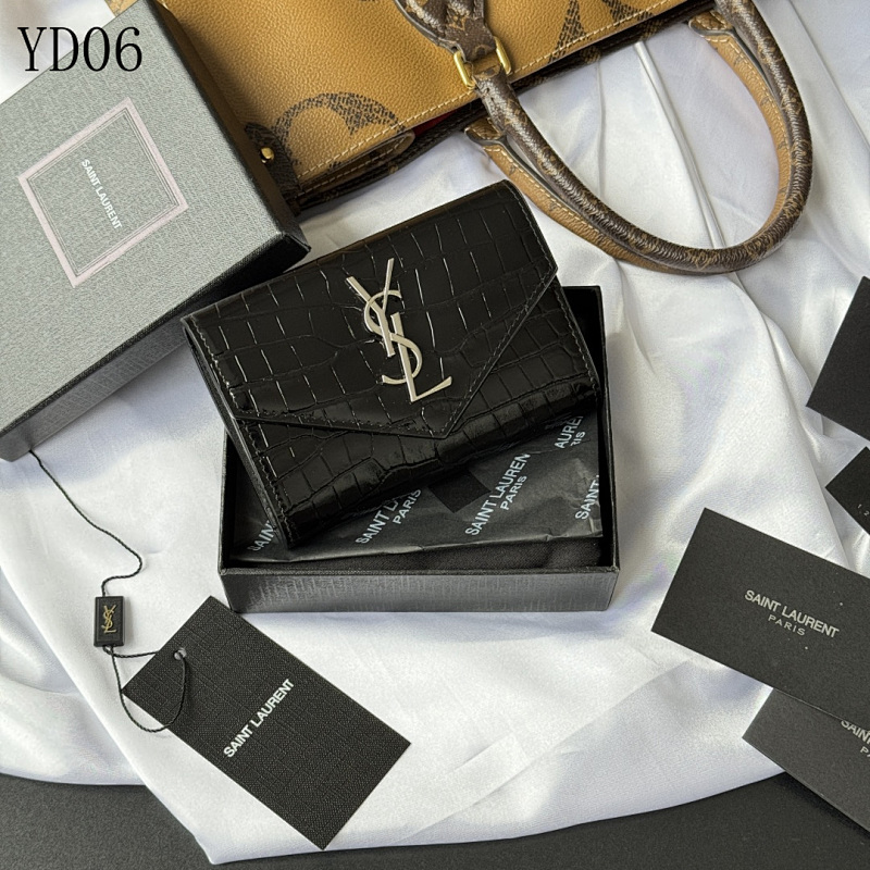 SntLaurent YD06025 Crocodile Leather Wallet