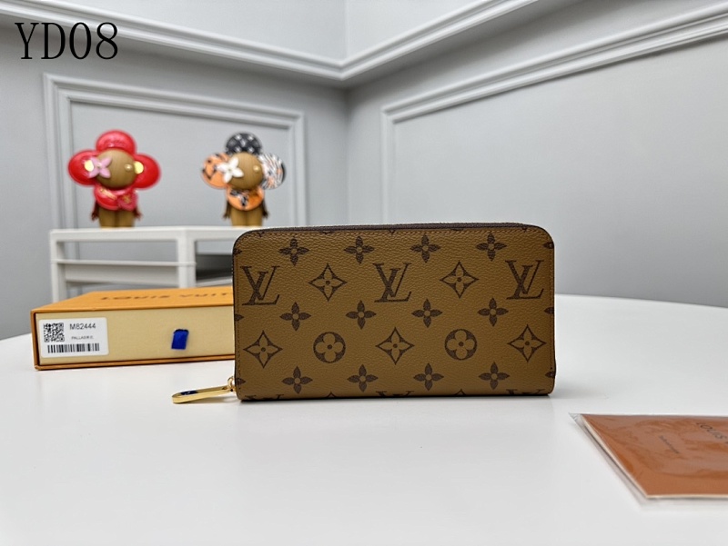 LVutton M82444 Monogram Reverse Zip Wallet