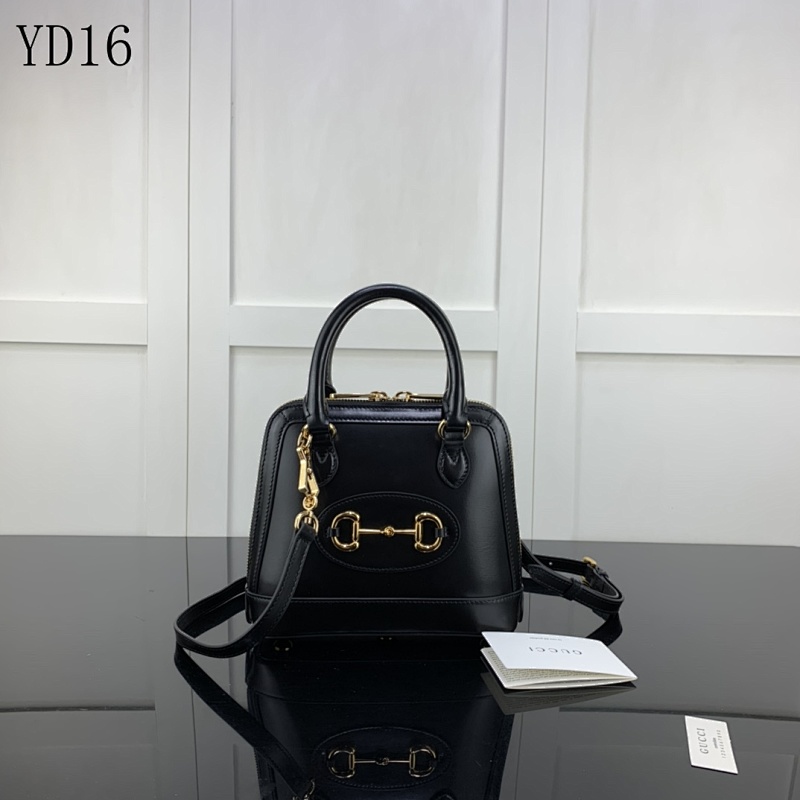Gucc1 YD16060 Leather Shoulder Bag