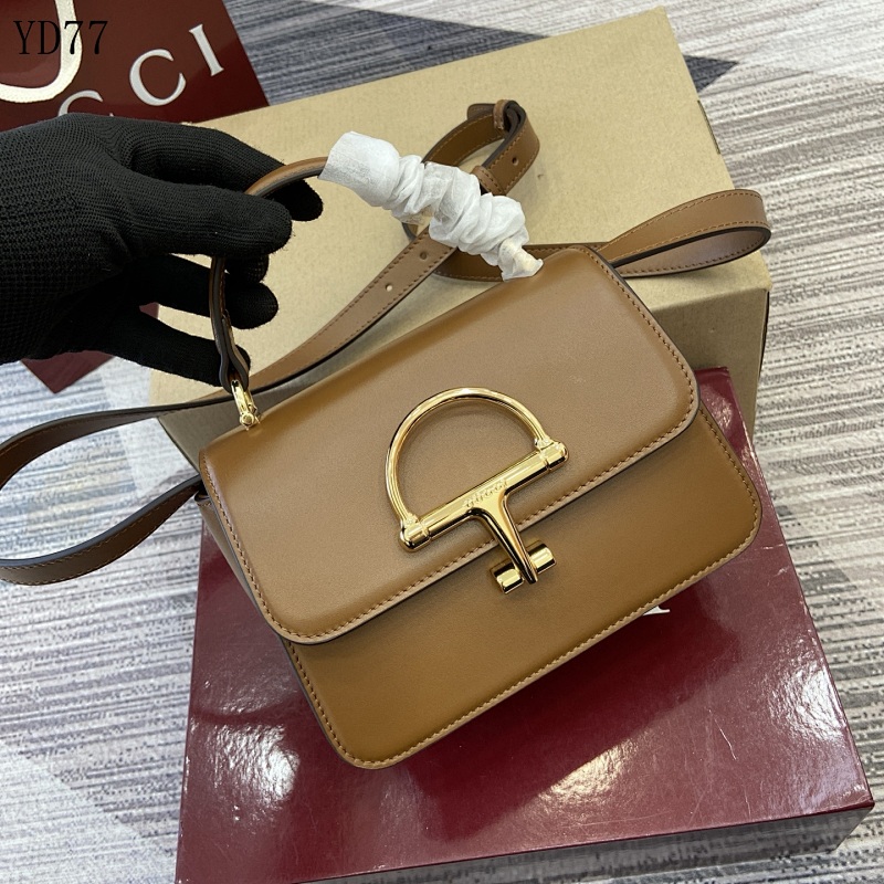 Gucc1 YD77083 Horsebit Lock Bag