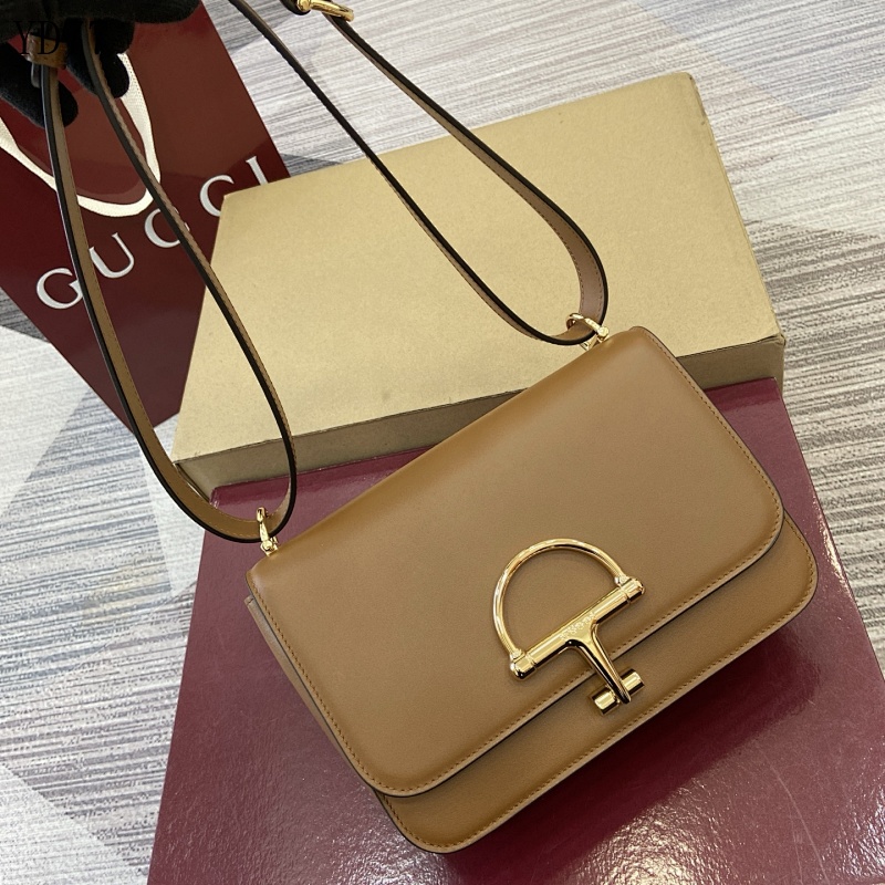 cover-222594380 Gucc1 Siena Model 846705 Brown Leather Shoulder Bag