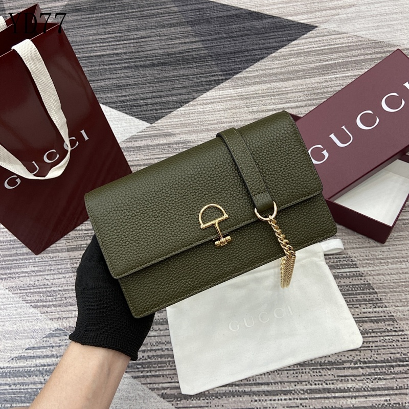Gucc1 YD77043 Horsebit Wallet on Chain
