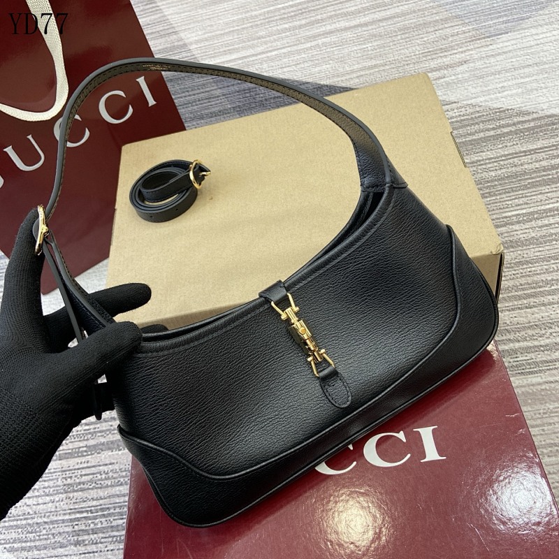 cover-222597115 Gucc1 YD77068 Black Leather Shoulder Bag