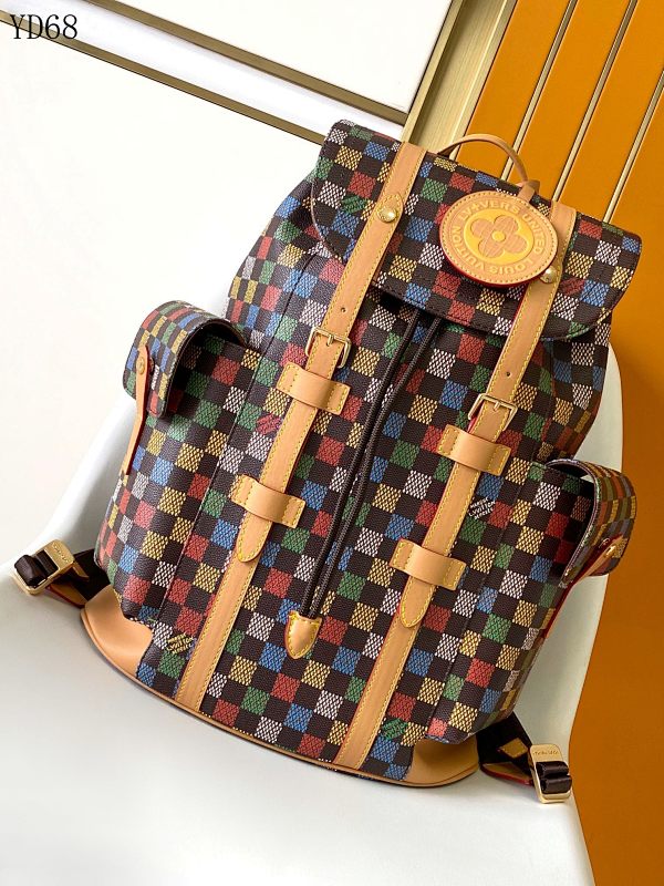 cover-222923329 LVutton YD68078 N40769 M43735 Monogram Canvas Christopher Backpack