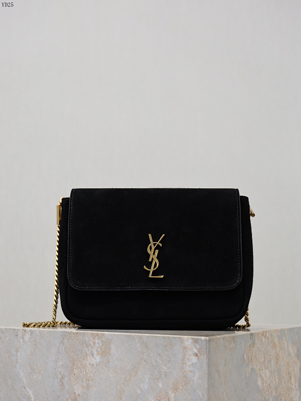 YSL YD25055 Monogramme Suede Crossbody Bag