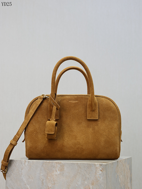YSL YD25068 Small Suede Sac de Jour Boston Bag