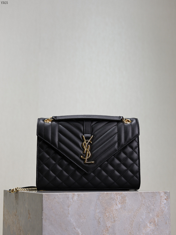 YSL YD25070 Medium Monogram Chain Shoulder Bag