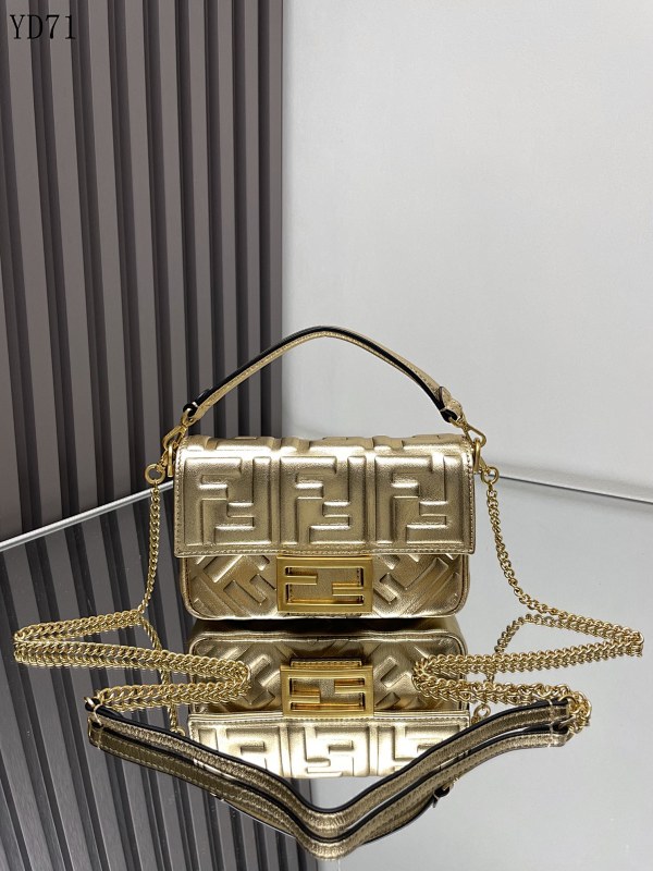 F3ndii YD7153 Baguette Mini Crossbody Bag