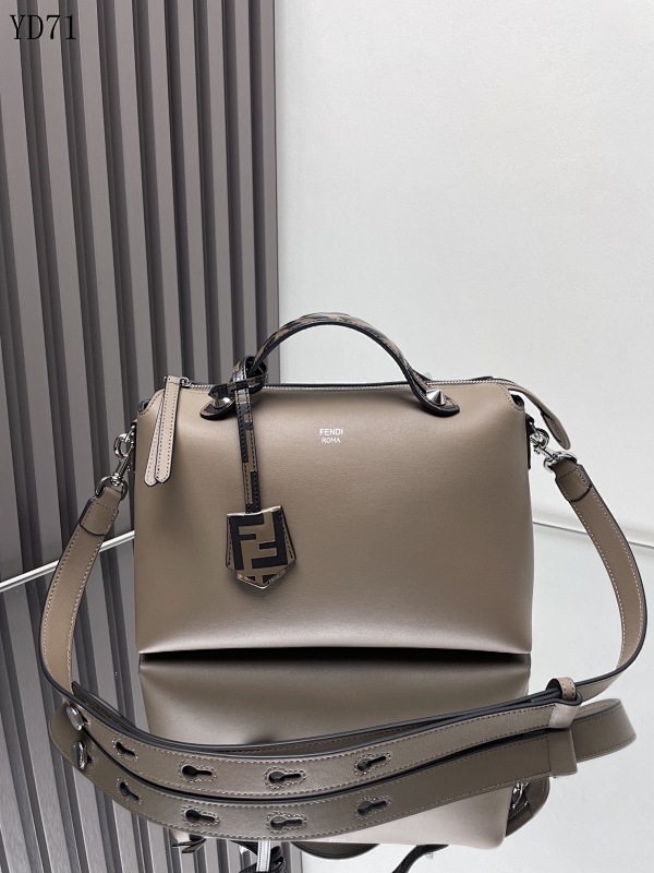 FENDI 2303 BY THE WAY Zippered Boston Handbag