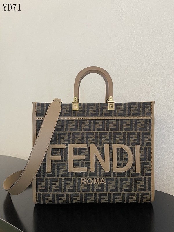 F3ndii YD7163 Medium Tote Bag with Shoulder Strap