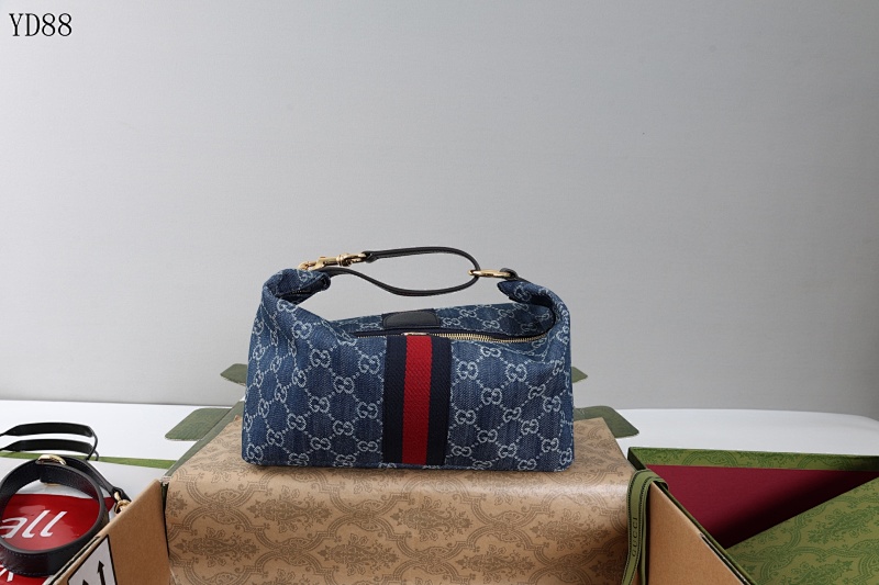 F3ndii YD88 Blue Denim Vanity Bag