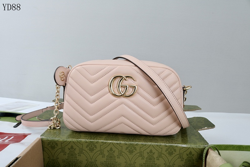 Gucc1 YD8852 Quilted Crossbody Bag