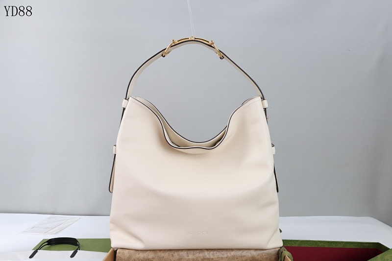 Gucc1 YD8886 Gray Green Leather Tote