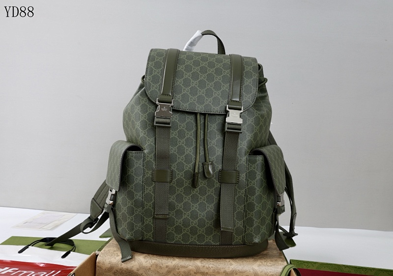 Gucc1 YD8863 GG Monogram Backpack