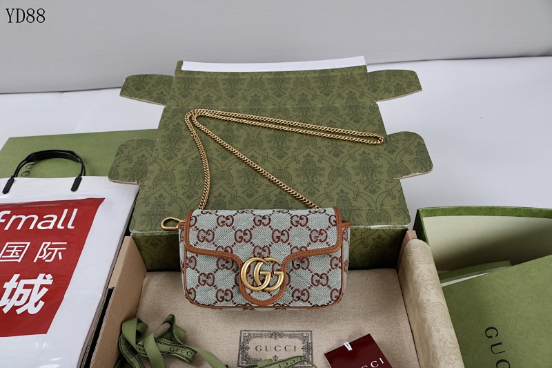 Gucc1 YD8842 Lido Mini Shoulder Bag