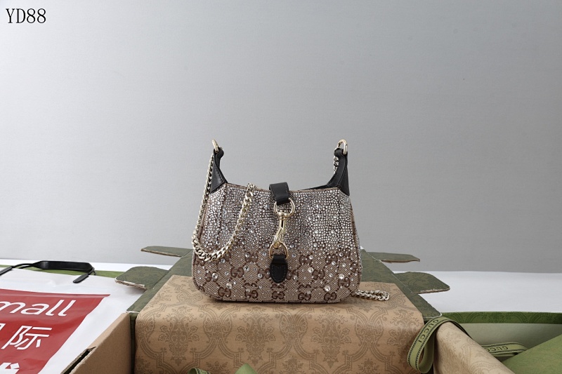 Gucc1 YD8860 Jackie Notte Mini Shoulder Bag
