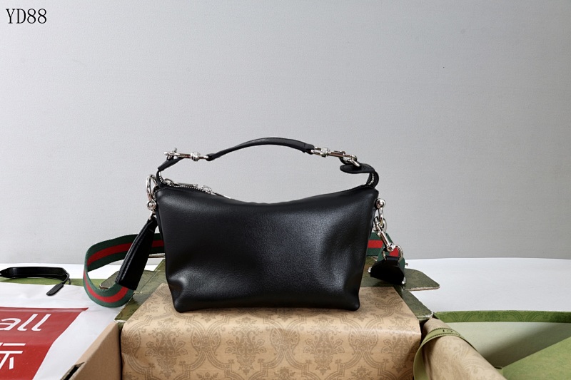 Gucc1 Beatrix Bag YD88 Black Leather Handbag
